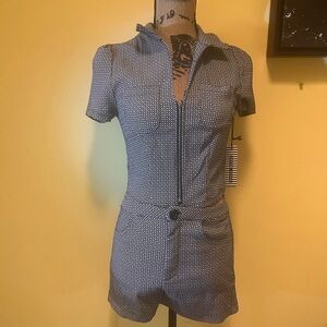 Black and White Short Sleeve 2 piece